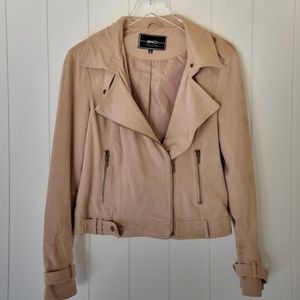 BNCI By Blanc Noire Faux | Suede Moto Jacket